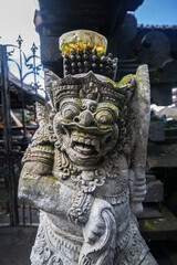 Obraz premium Hinduism stone sculpture at Bali, Indonesia