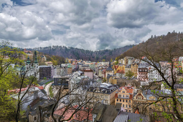 View of Karlovy Vary, Czech republic