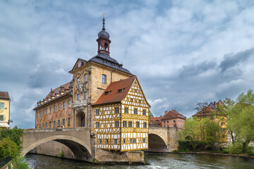 Fototapeta premium Old Town Hall in Bamberg, Germany