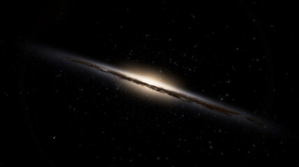 Obraz na płótnie Canvas Milky Way galaxy in space. Billions of stars and planets in the universe. Cosmic nebula and gas cluster of the Milky Way galaxy. 3d render