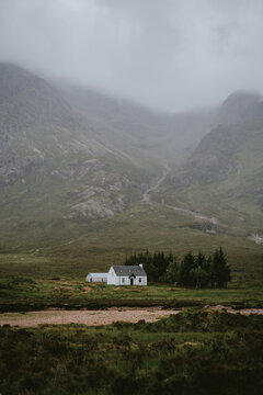 cabin in the mountains