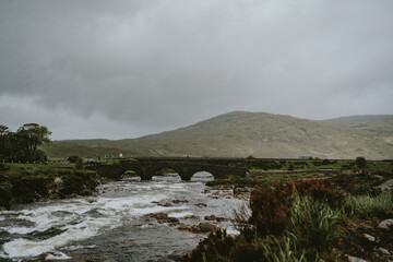 fog in the mountains