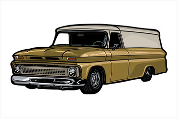 Obraz na płótnie Canvas Classic american car - vector illustration