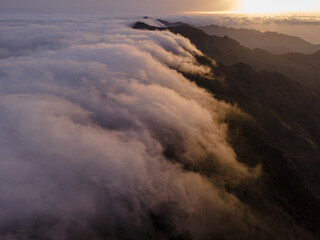 anaga sunrise over the clouds 2