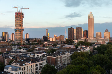 Urban landscape and architecture of Rotterdam.