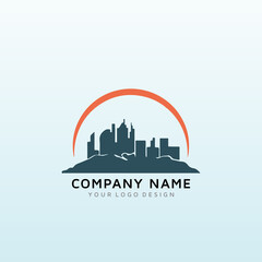 Fototapeta premium logo for a city real estate investment company