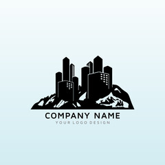 Obraz premium logo for a city real estate investment company
