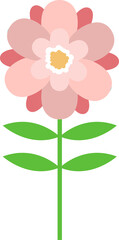 Beautiful flowers clipart design illustration