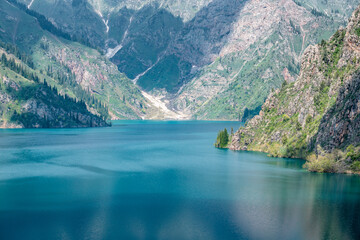 Beautiful mountain lakes, Sura Cheleg Reserve, Kyrgyzstan