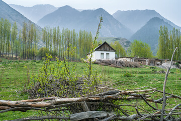 Jeti Oguz gorge, Issyk-Kul lake, slopes of the Tien Shan mountains, Kyrgyzstan