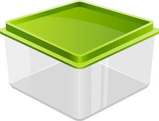 Food container clipart design illustration