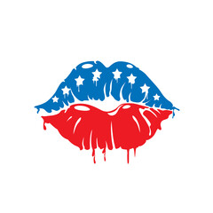 American lips