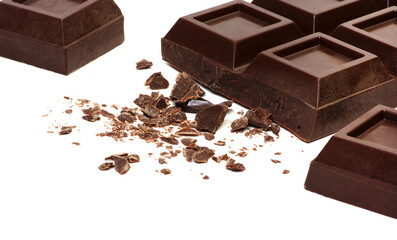 Broken chocolate bar