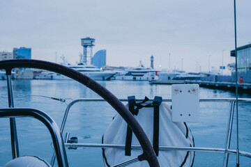 Obraz premium boats in the marina