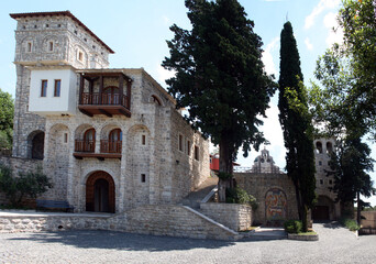 Tvrdos Monastery is a 15th-century Serbian Orthodox monastery near the city of Trebinje, Republika Srpska. The 4th-century foundations of the first Roman church on the site are still visible. - obrazy, fototapety, plakaty