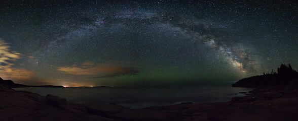 Obraz na płótnie Canvas Milkyway Arch Panorama
