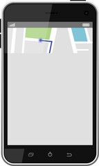 Gps navigation system clipart design illustration