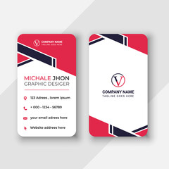 Modern bussines card. Simple business card design. Creative and elegant business card design. Simple business card template