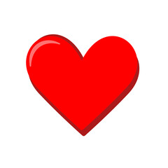 heart 3d red love, like, Valentine's Day, valentine, romance, romantic