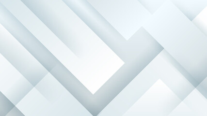 Obraz premium Abstract white geometric shape with futuristic concept background