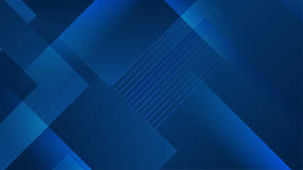 Modern dark blue abstract background. Vector abstract with science, futuristic, energy technology concept over dark blue background. Blue business presentation background