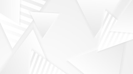 Fototapeta premium Abstract white background. Minimal geometric white light background abstract design.