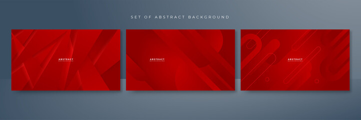 Modern red abstract background