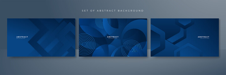 Fototapeta premium Abstract blue background
