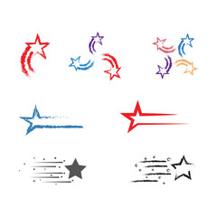 Star icon Template vector illustration design