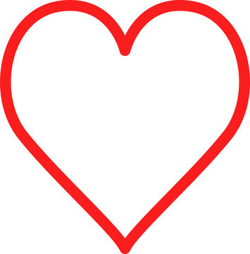 Red heart set clipart design illustration