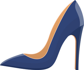 High heel shoes clipart design illustration