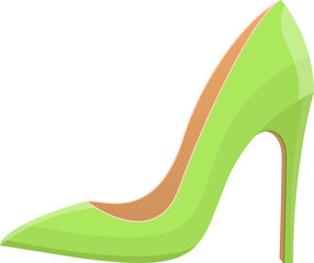 High heel shoes clipart design illustration