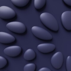 Obraz premium Abstract background similar to stone pebbles. 3d rendering color very peri 2022.