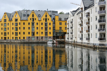 Fototapeta premium Town Aalesund, Norway