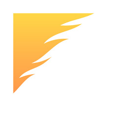 gradient corner border element
