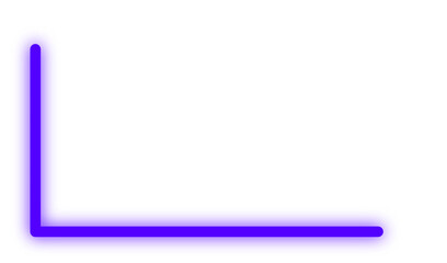 neon two tone rectangle frame
