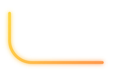 neon two tone rectangle frame
