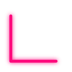 neon two tone square frame
