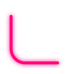 neon two tone square frame
