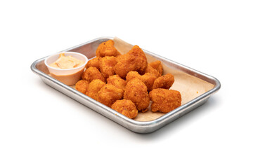 Bar Food: Spicy Fried Cauliflower And Harissa Dip