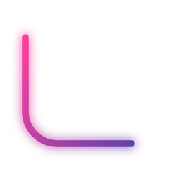 neon two tone square frame
