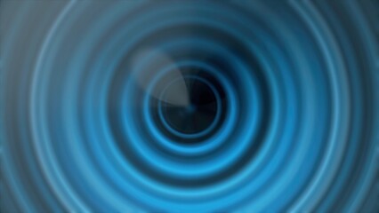 Motion of abstract blue glowing circles. Seamless loops.