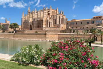 Palma Cathedral on the island of Mallorca 