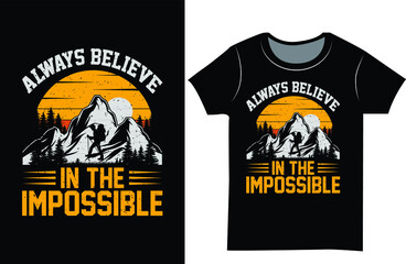 Adventure t-shirt design. Outdoor t shirt design. t-shirt design vector for print. Camping t shirt design.