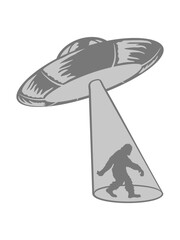 UFO entführt Big Foot 