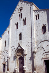 Fototapeta na wymiar Basilica of Saint Nicholas also known as Basilica San Nicola de Bari in Bari, Puglia. Italy