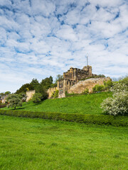 Fototapeta na wymiar Bothal Castle exterior in the Northumberland village of Bothal, UK