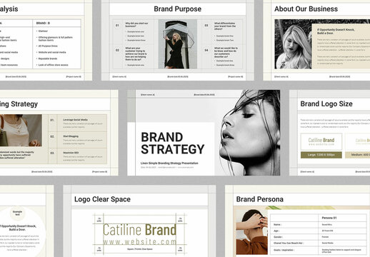 Brand Strategy Presentation Layout
