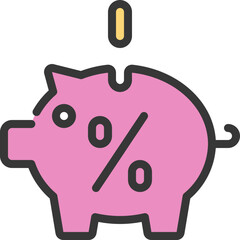 Savings Rate Icon