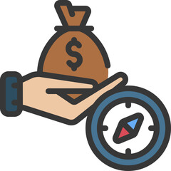 Investment Direction Icon